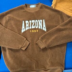 Mens Arizona 1993 Brown Sweater
